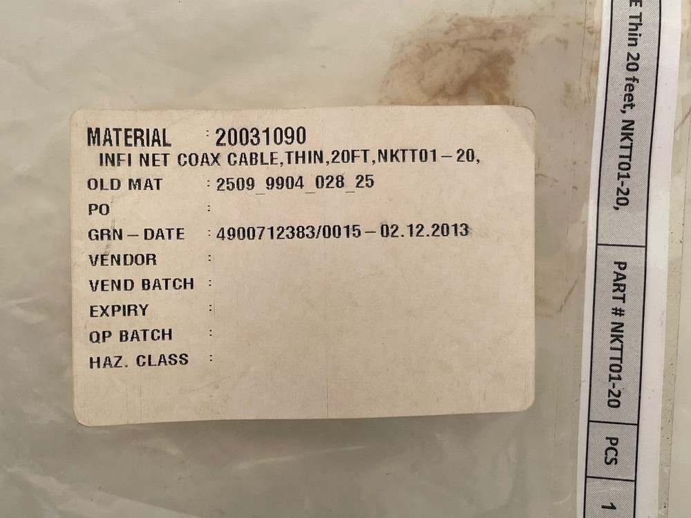 Belden / Coax Cable, THIN,20FT / NKTT01-20 / 20031090