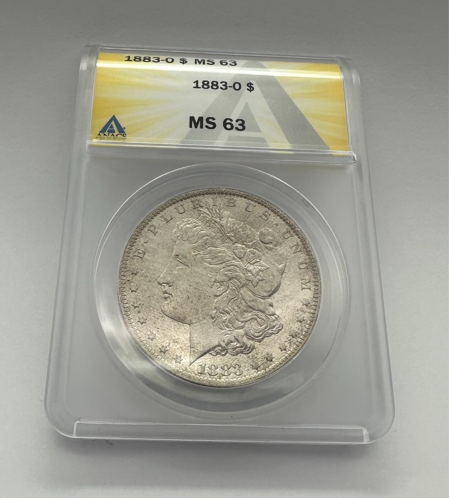 1883-O Morgan Dollar MS63 ANACS