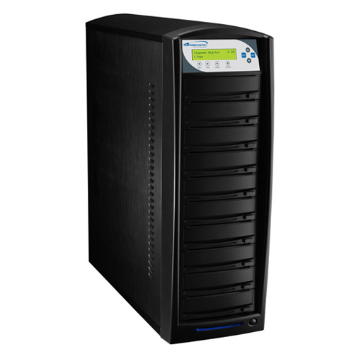 1-9 Network DVD CD Disc Duplicator Copier USB 3.0 + 320GB HDD SHARKNET-9T-DVD-BK