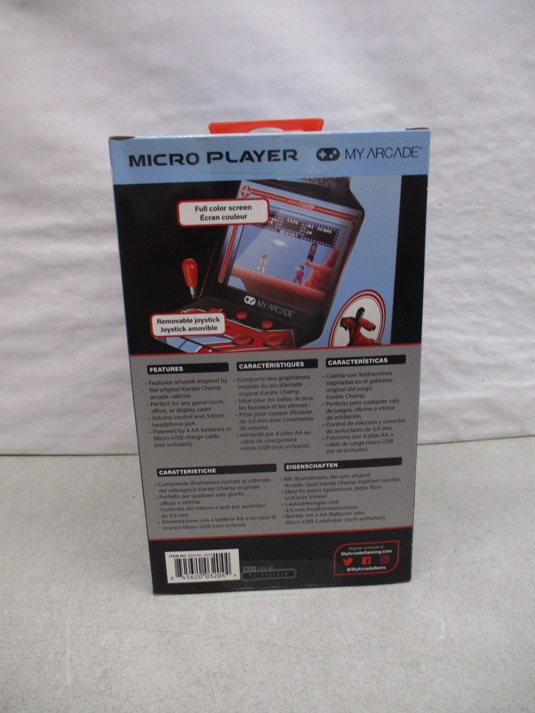 Karate Champ My Arcade Micro Player Retro Arcade A