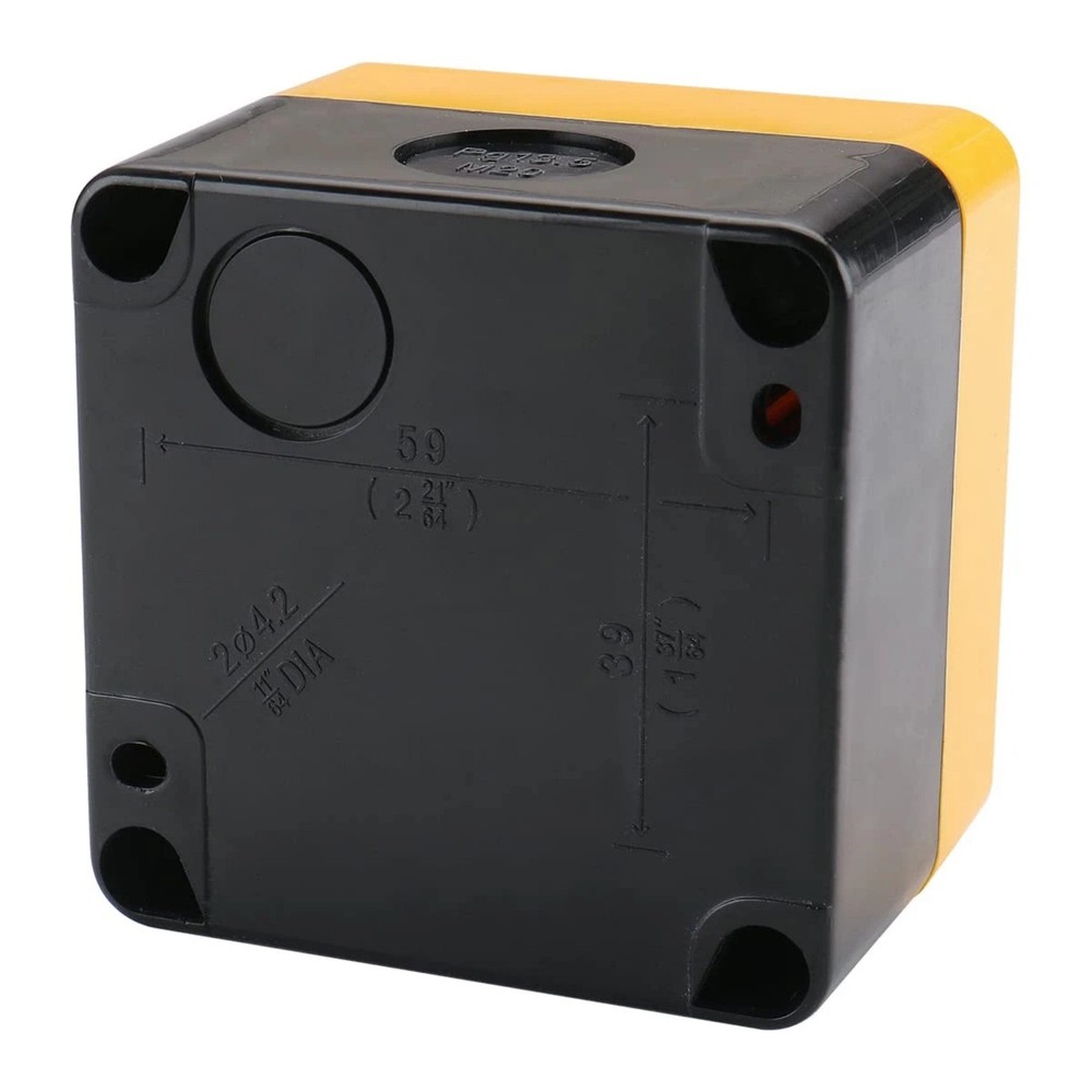 Red Emergency Stop Push Button Switch 660V 10A IP65 Weatherproof Replacement