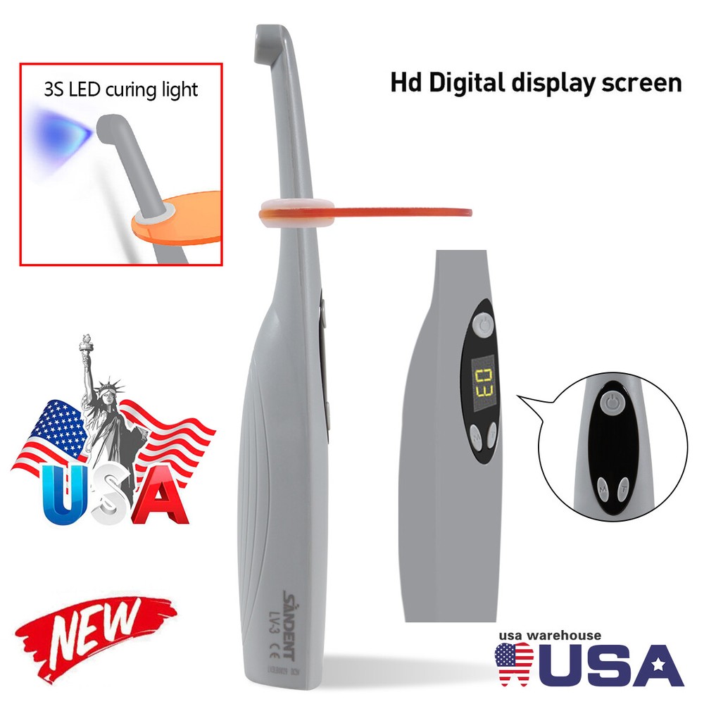 USA Dental Wireless Curing Light 1 Second LED Lamp