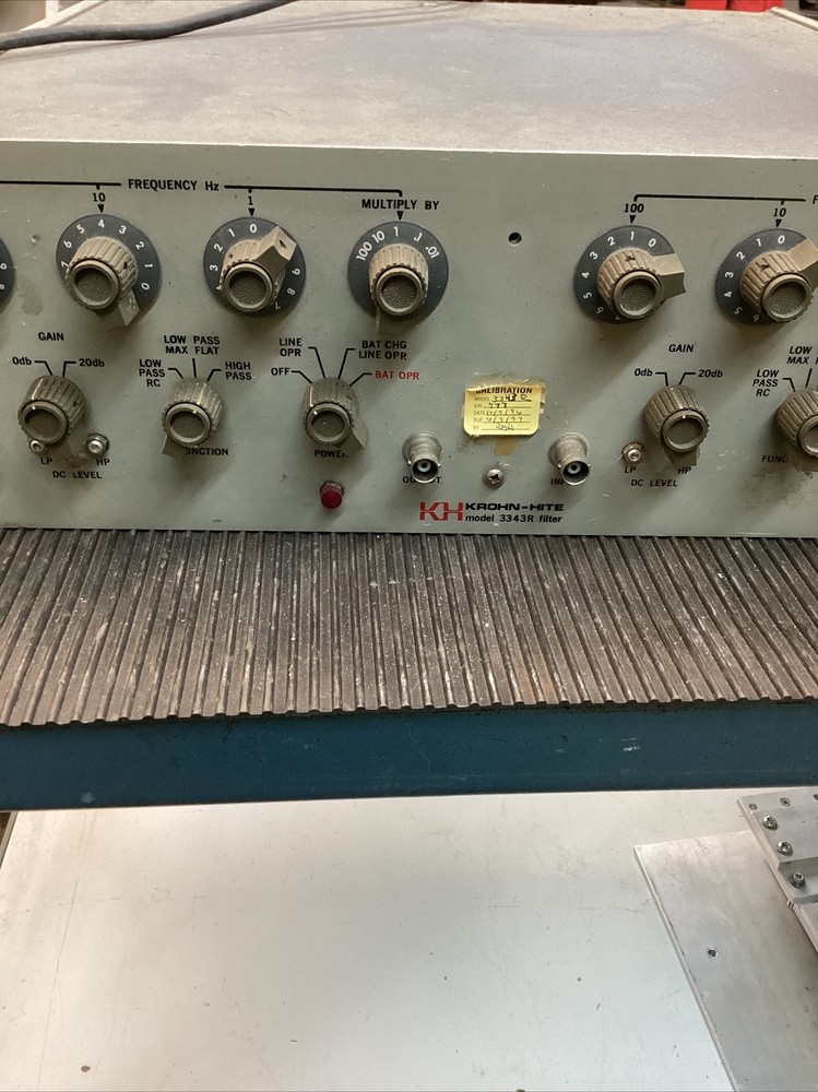 Krohn-Hite model #3343R Filter