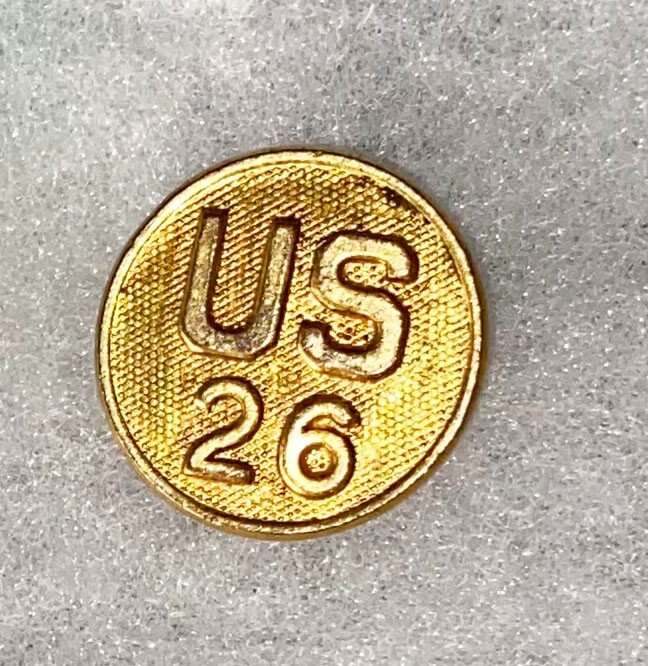 1920's US 26 Enlisted Collar Disc
