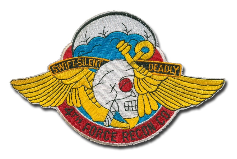 LARGE USMC 4th Force Recon Co Patch Marines L303