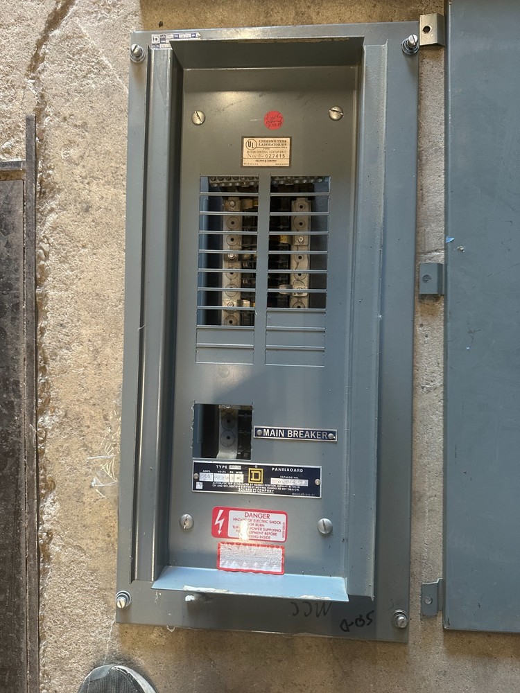 100A Square D Panelboard Three Phase for Mod 4 MCC Center