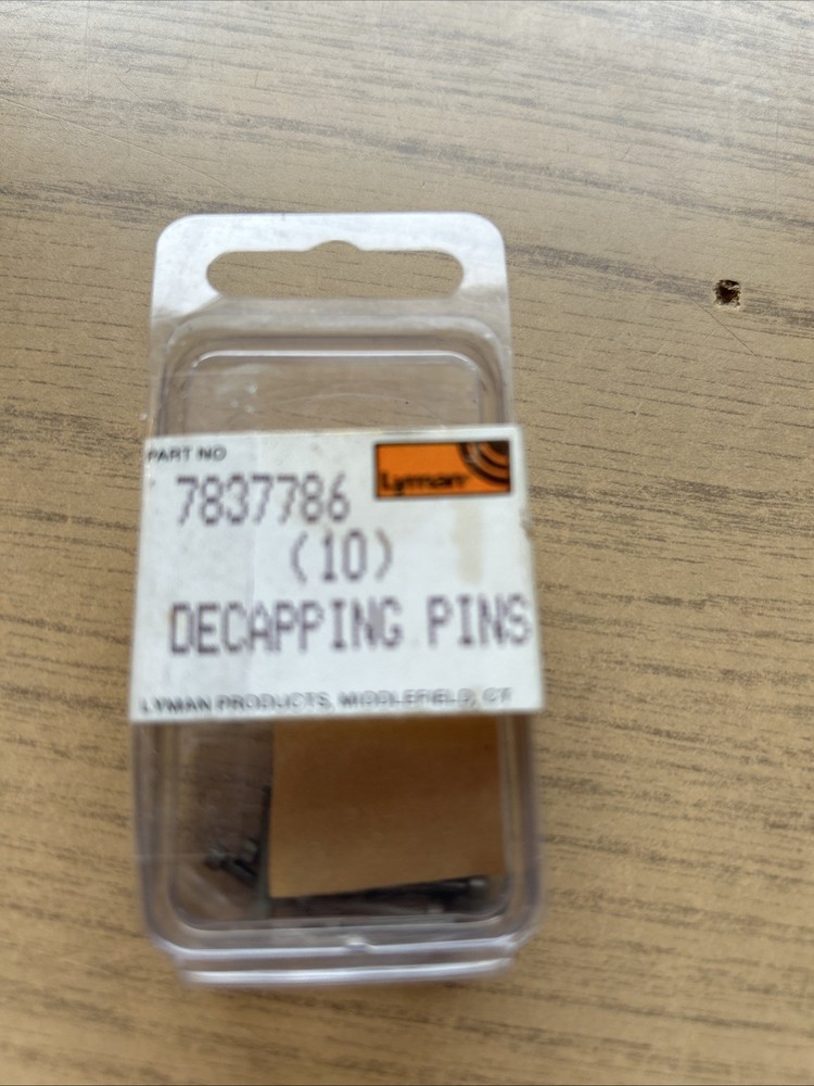 LYMAN DECAPPING PINS 10 PACK # 7837786