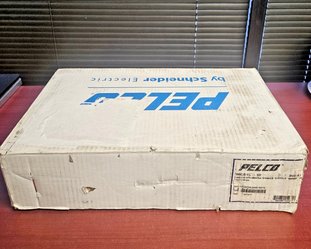 Pelco MCS16-10 Master Camera Power Supply NEW Sealed