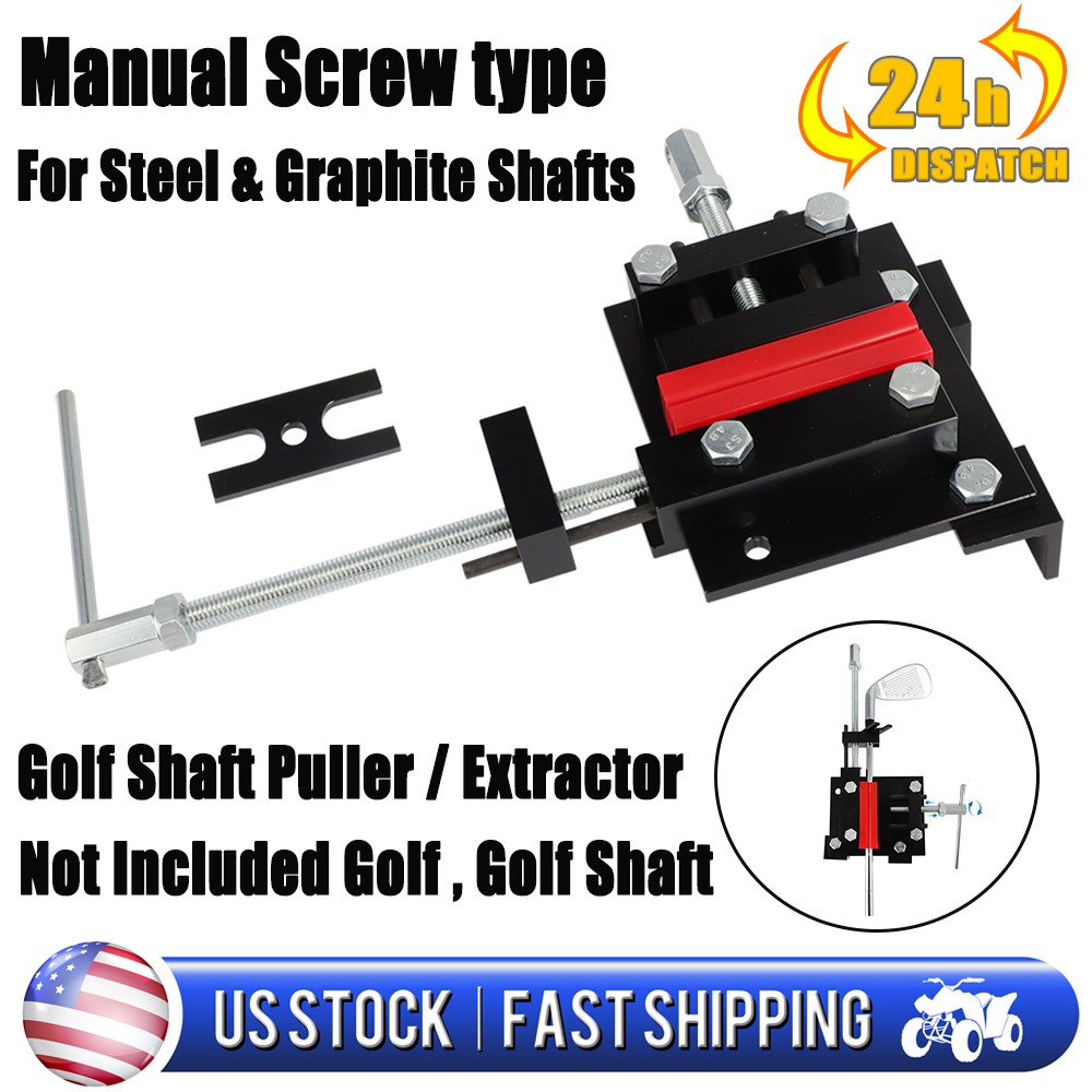 Golf Shaft Puller/Extractor - For Graphite and Steel Shafts - Regrip/Remove Tool