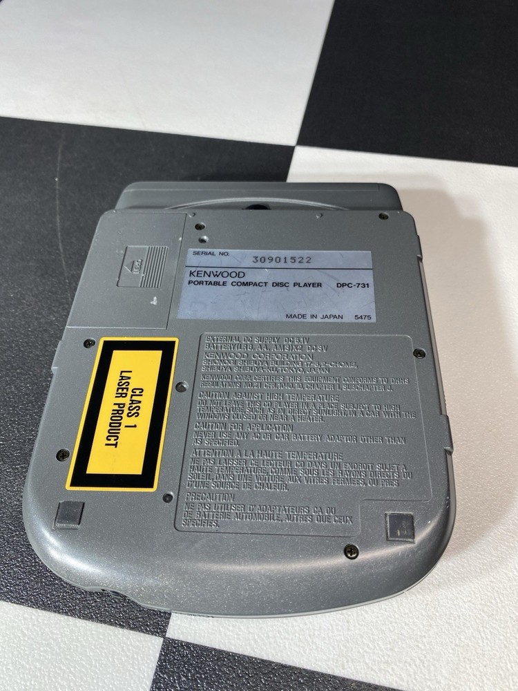 Kenwood DPC-731 Portable Compact Disc Player AS IS