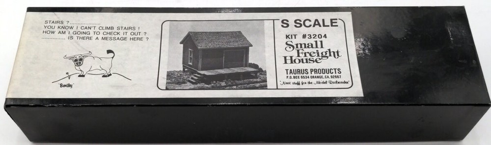 Taurus Products 3204 S Scale Small Freight House Kit
