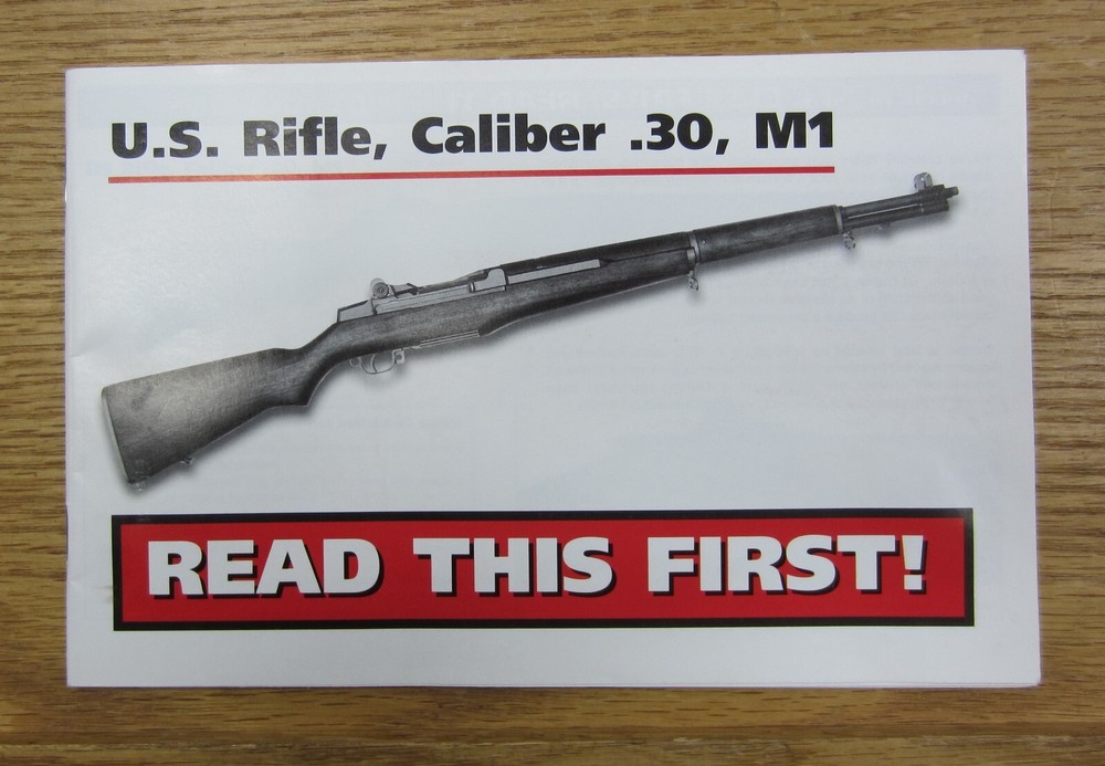 M1 Garand Instruction Manual by CMP