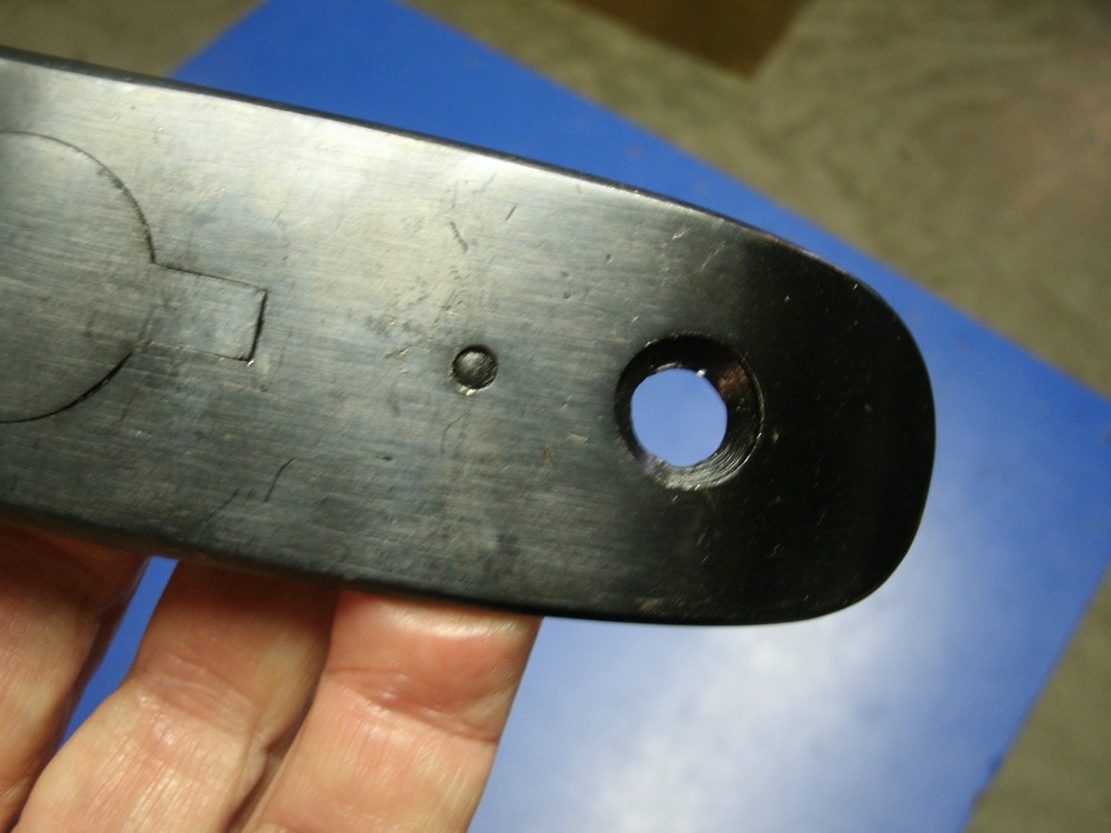 NICE P14 ENFIELD BUTT PLATE MARKED WITH BROAD ARROW