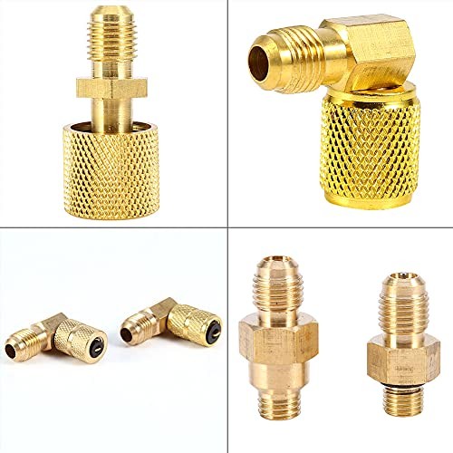 Air Condition Refrigeration Connector R134a R12 Converting Adapter AC Hose