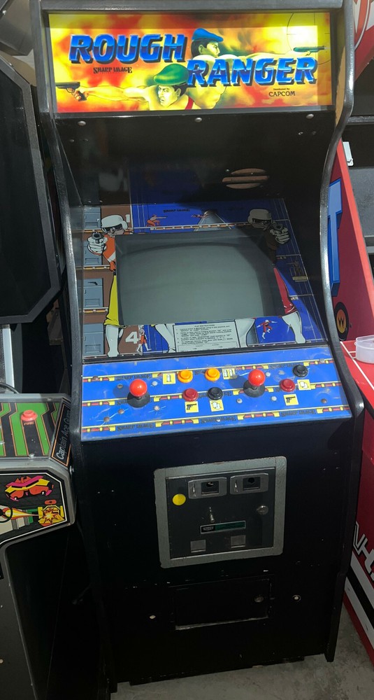 ROUGH RANGER ARCADE MACHINE by CAPCOM 1988 (Excellent Condition)