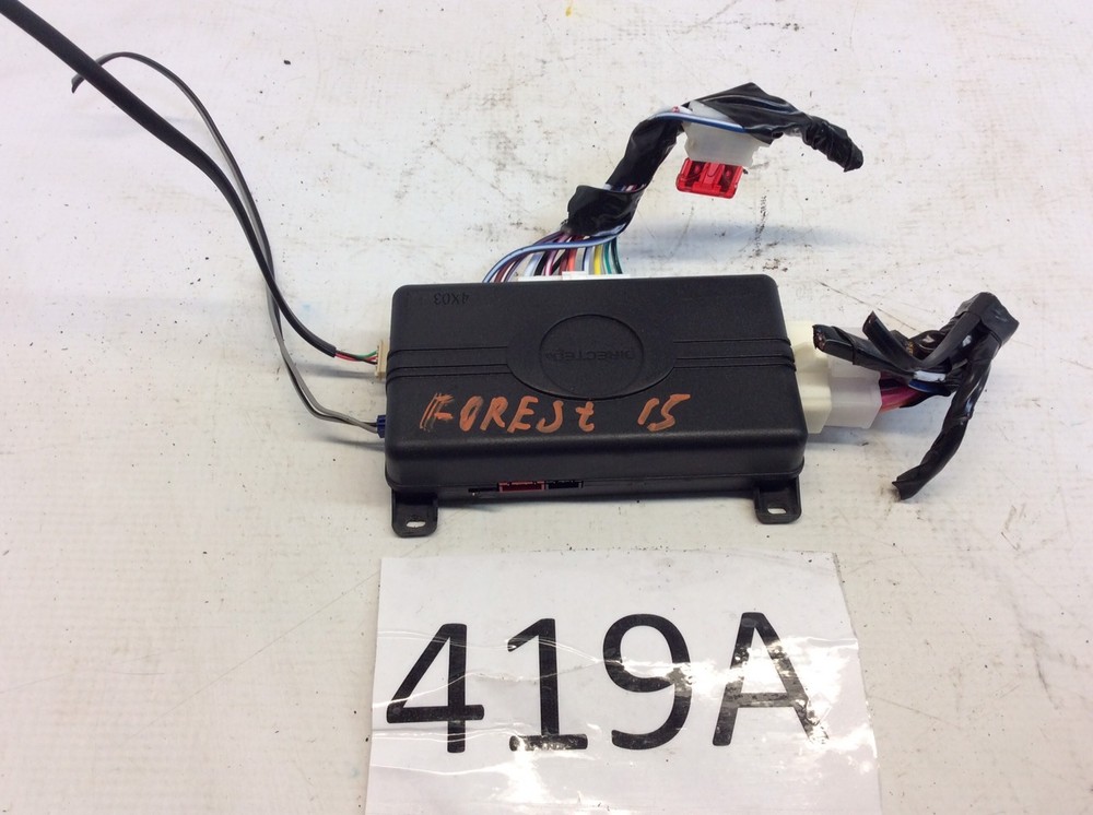 14 15 16 SUBARU FORESTER DIRECTED ALARM SECURITY MODULE UNIT 419A S