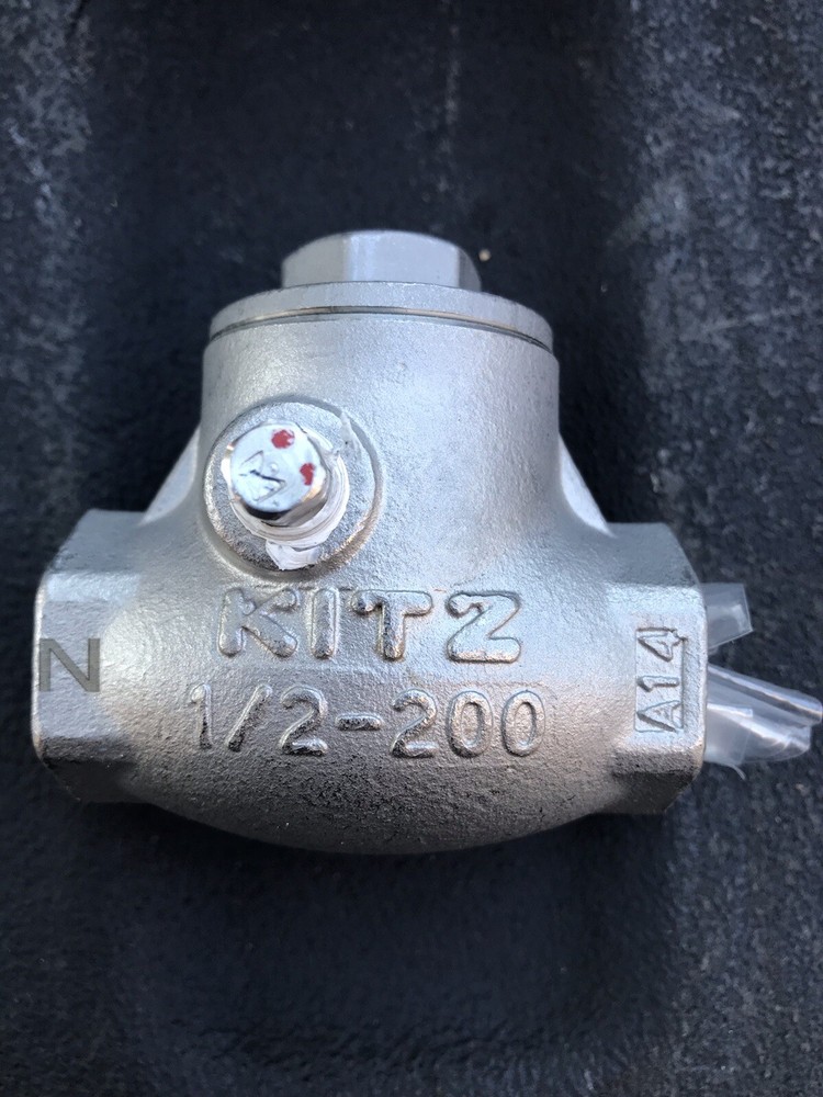 Kitz Stainless Threaded Check Valve 1/2” Npt 200