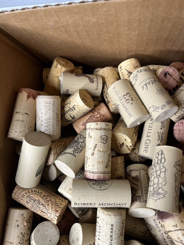 Wine Corks 6.5 Lbs Used Various Brands