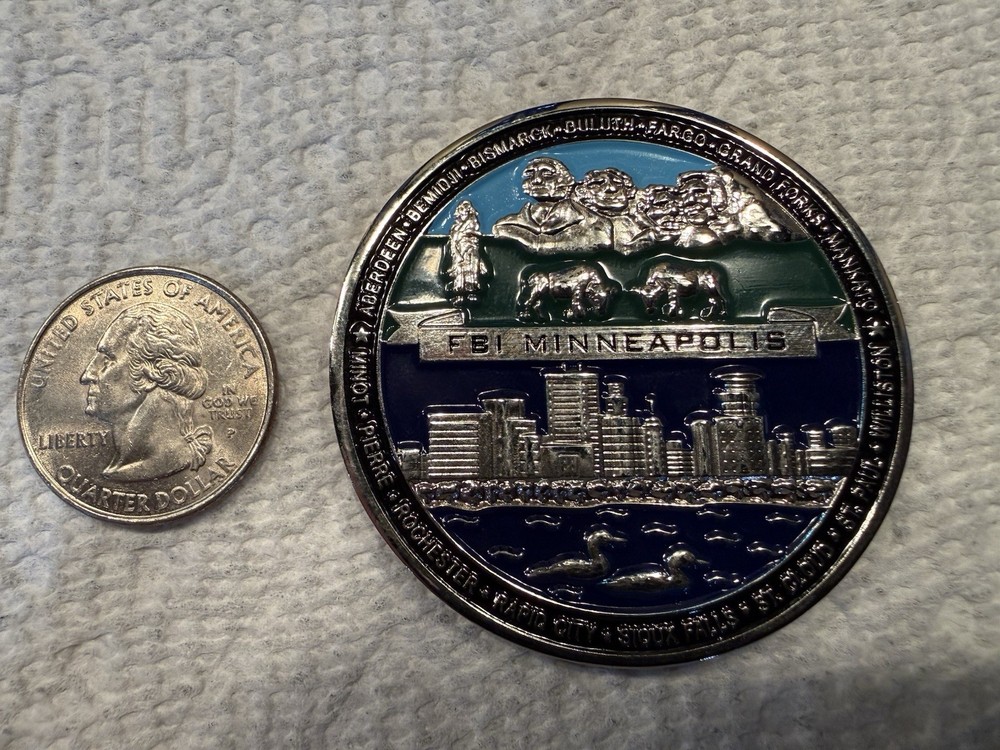 FBI Minneapolis Field Office Challenge Coin
