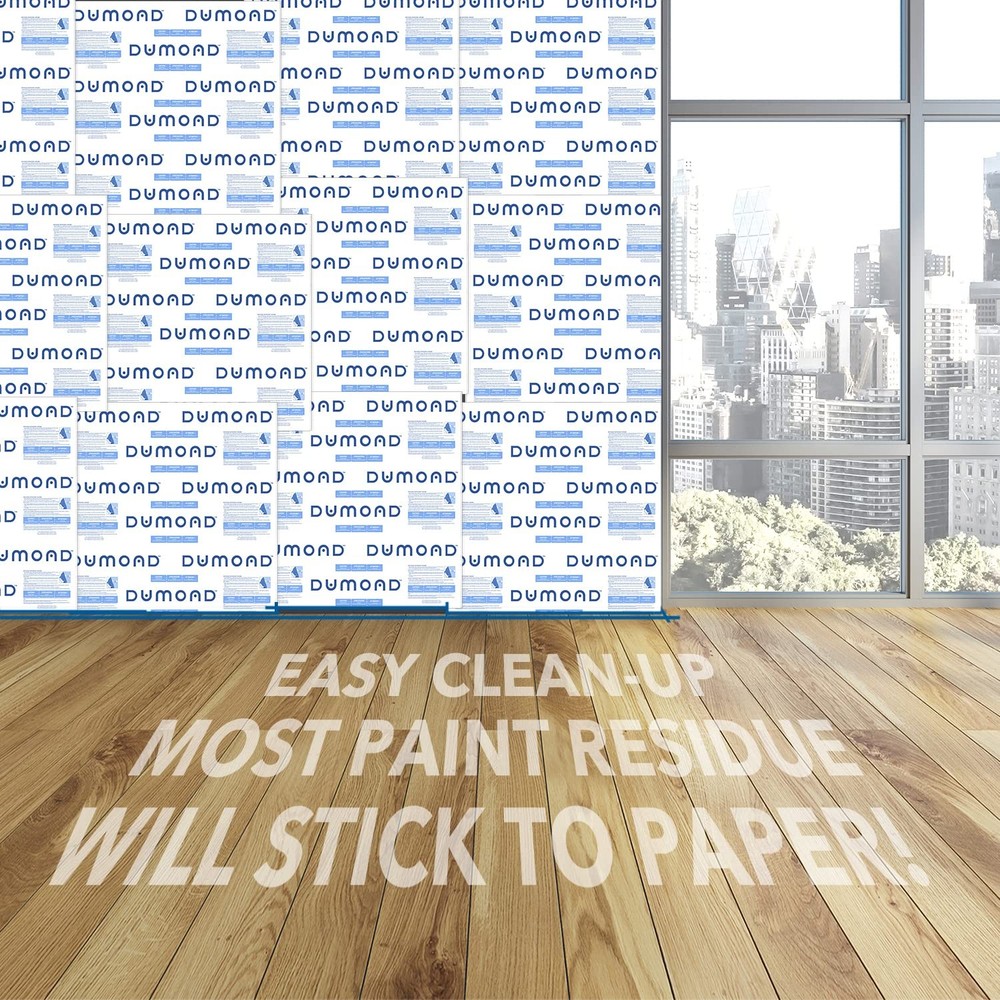 Dumond Laminated Paper 6 Sheets 39"x39" Paint Remover Protective Sheet