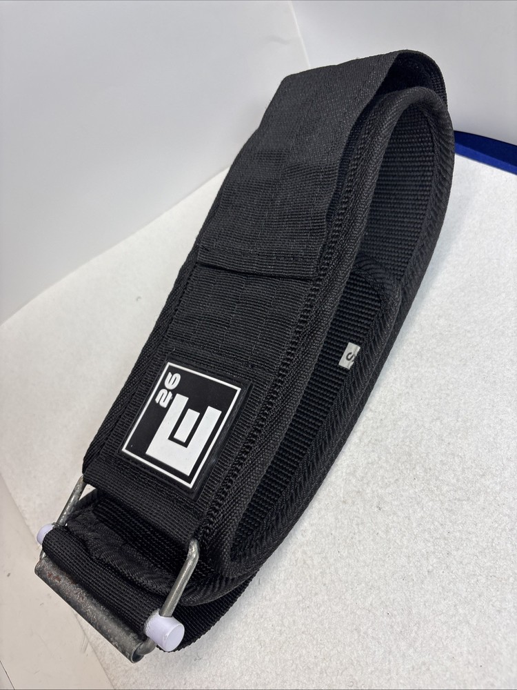BLACK E-26 WEIGHT LIFTING BELT. Small