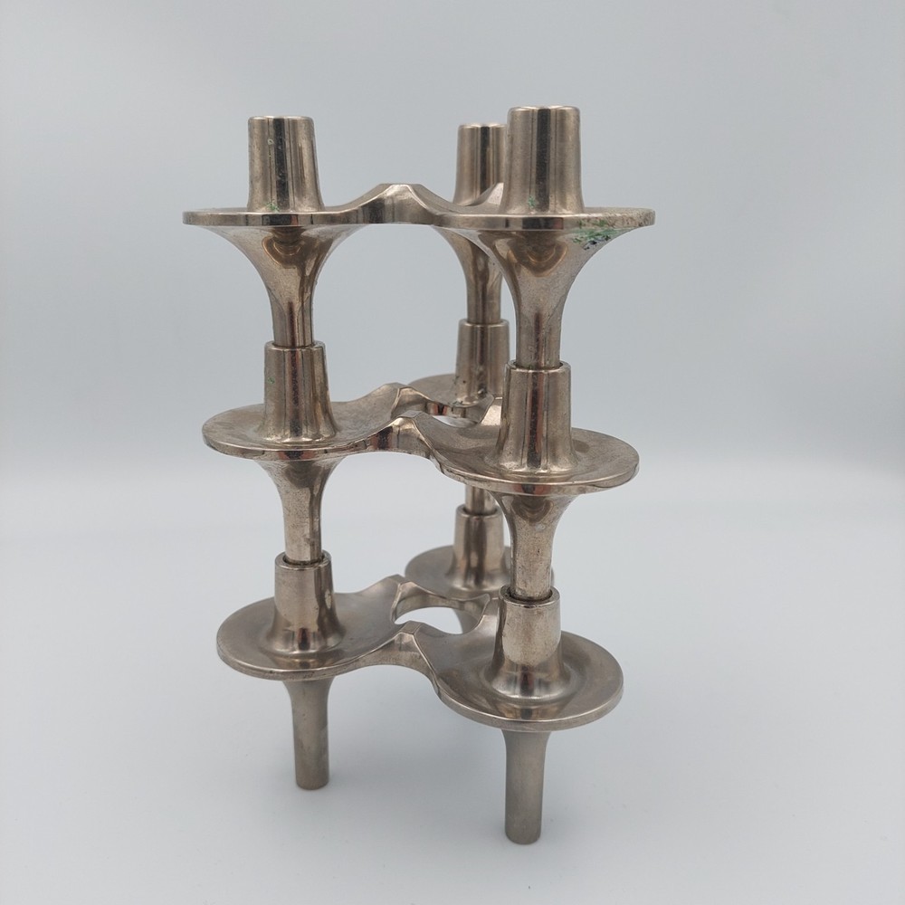 Ceasar Stoffi & Fritz Nagel Orion BMF Modular Stackable Three Candle Holder 3
