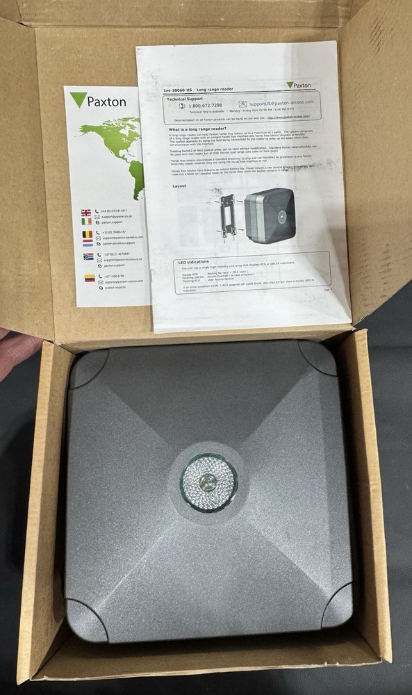 Paxton 313-110-US Proximity Long Range Reader for Car Park Access Points EUC