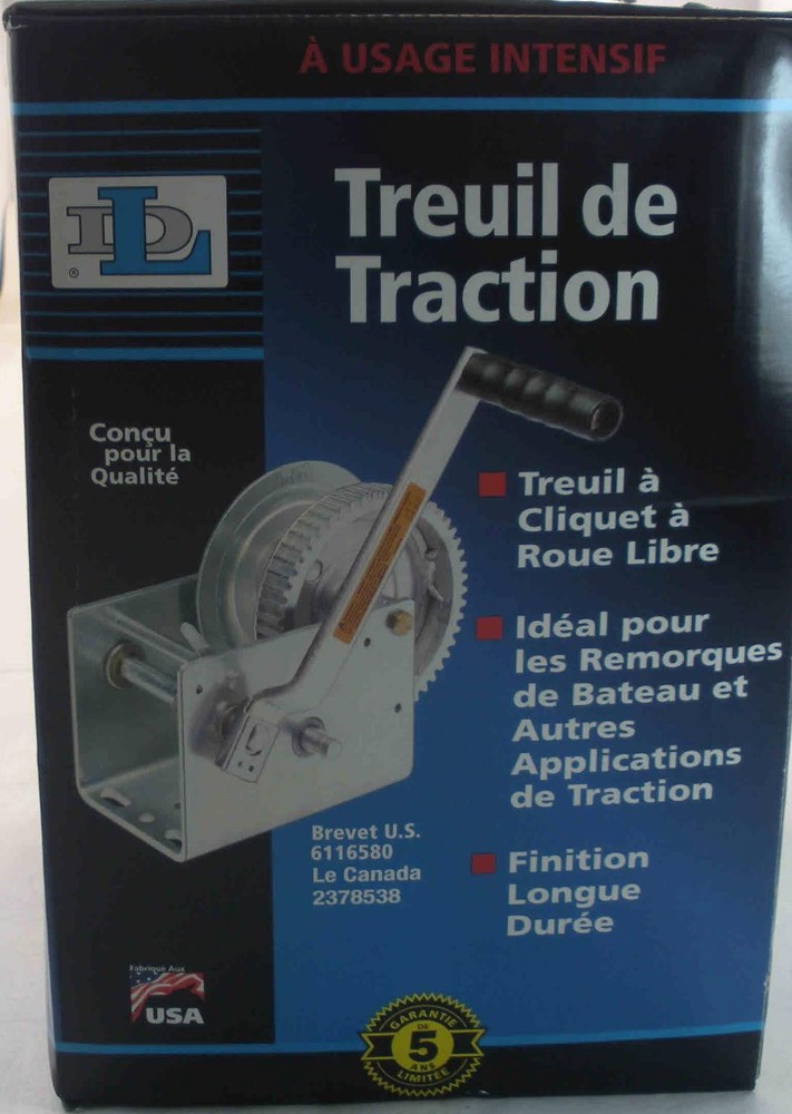 Dutton Lainson 14725 DL2000A 2000 Lb. Trailer Winch Plated