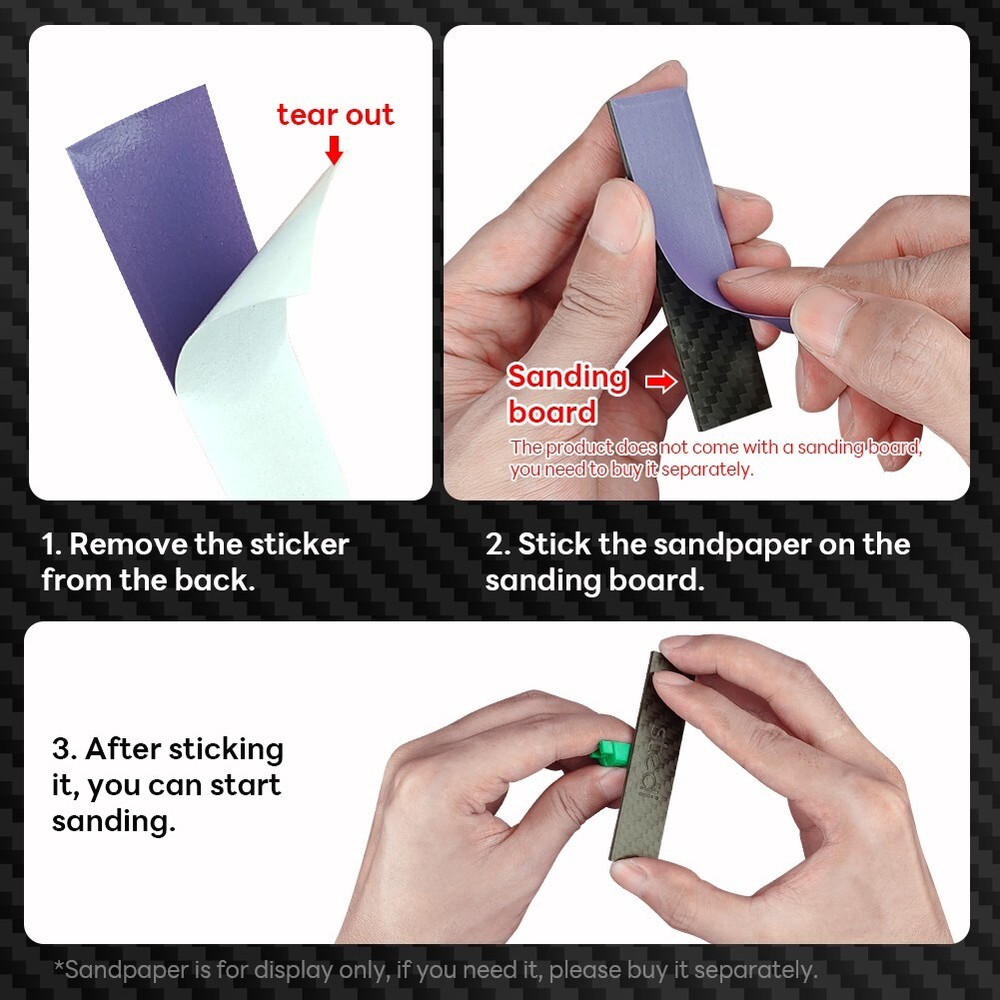 stedi Carbon Fiber Sanding Sticks, Hobby Model Tools