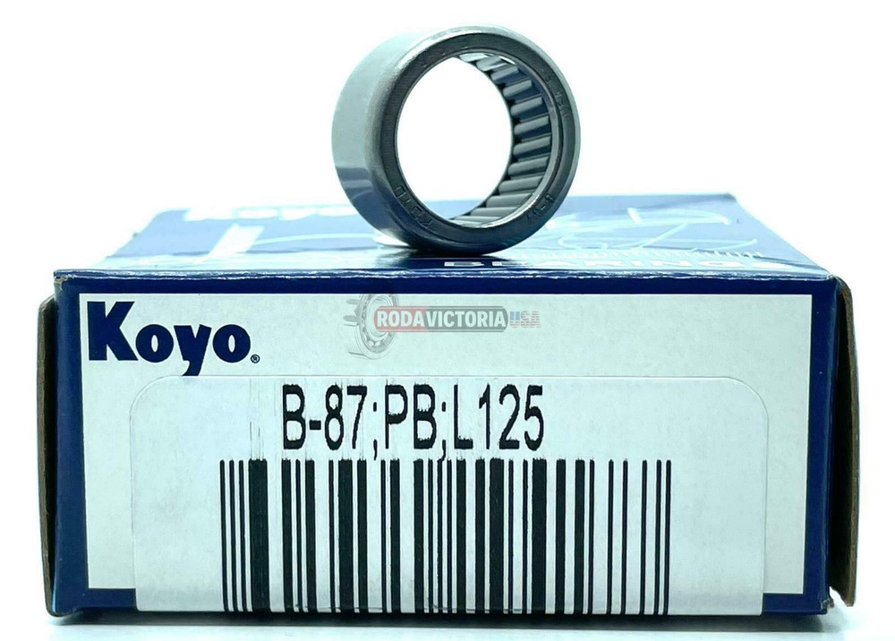 KOYO USA B-87 Needle Roller Bearing, Full Complement Drawn Cup, Open B87