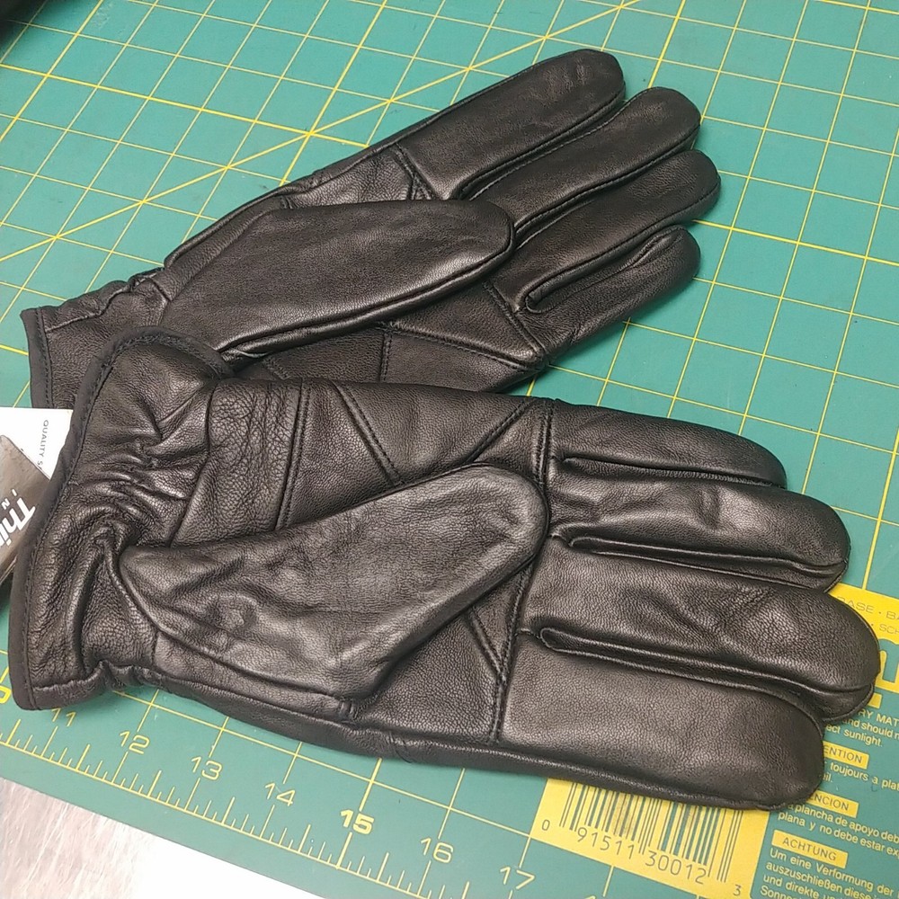 NOS Thinsulate by 3M Size XL Black fleece lined
