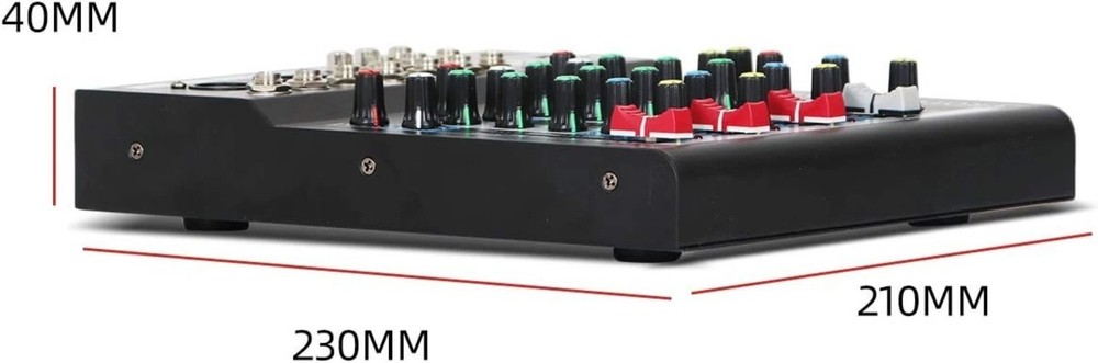 HT4 Pro Bluetooth DJ Mixer with USB Interface - High-Quality Audio Performance