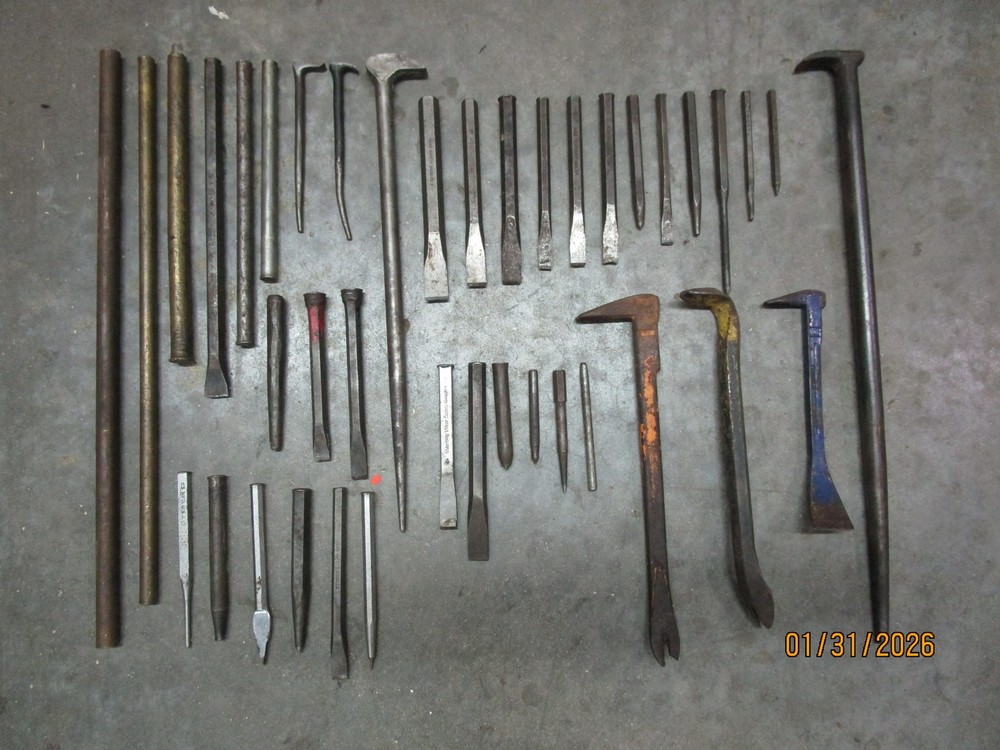 Lot USA Punches & Chisels