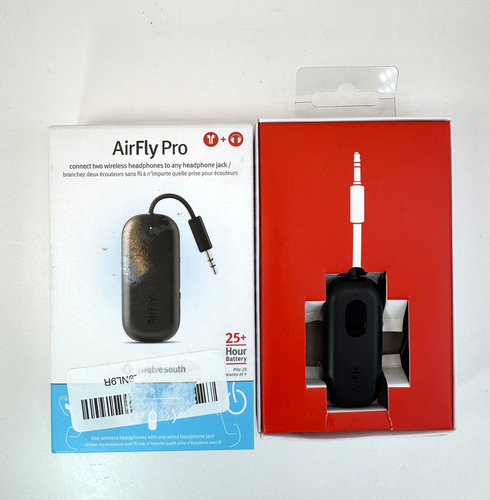 Twelve South AirFly Pro Deluxe, Bluetooth Audio Transmitter/Receiver Black