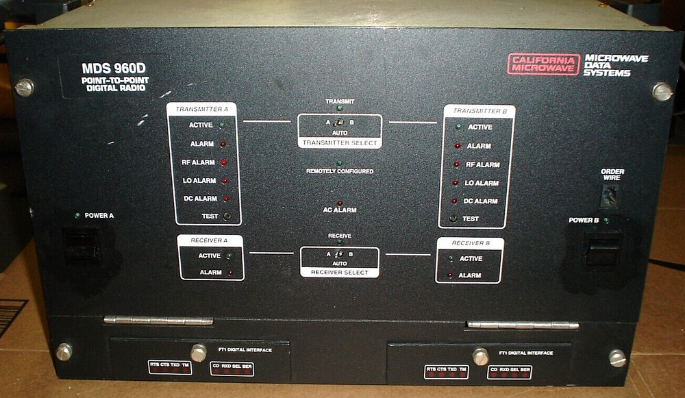 California Microwave Data Systems MDS 960D Point-To-Point Digital Radio