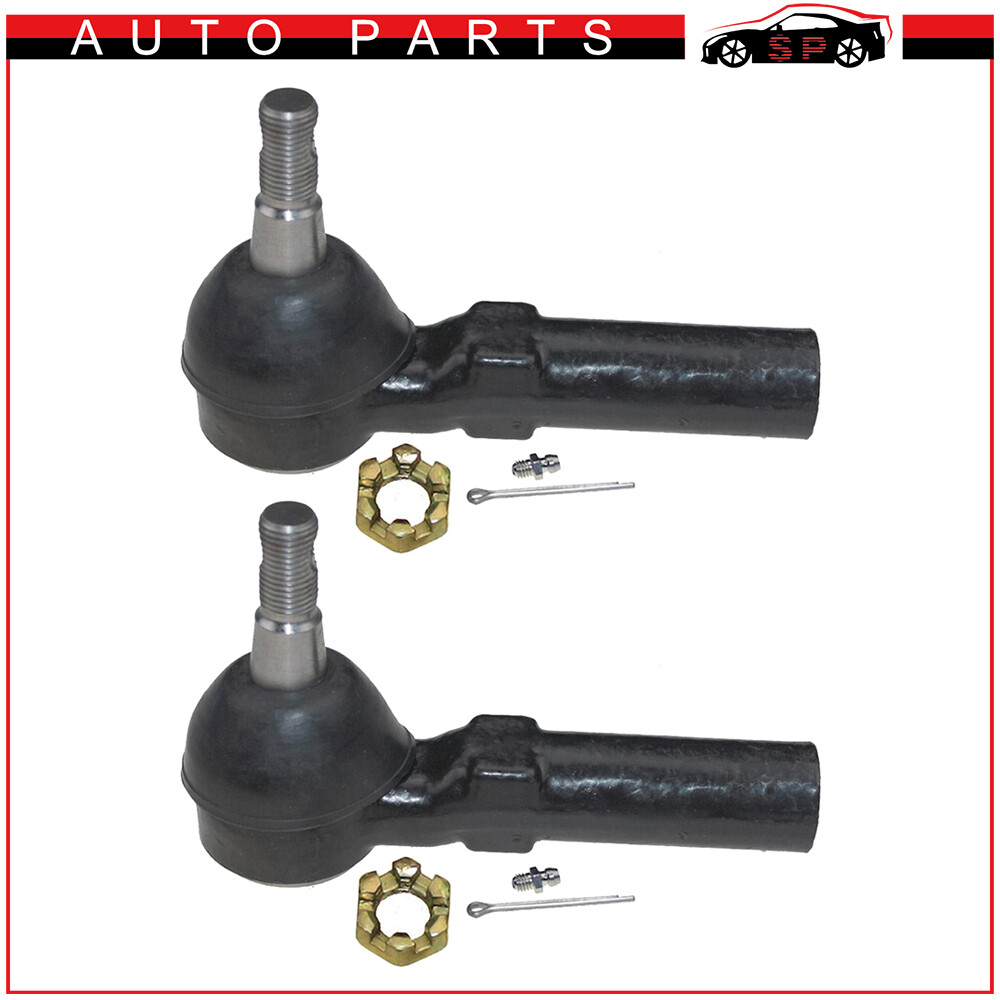 2x Front Outer Tie Rod Ends For 1984-2009 10 2011 2012 Chevrolet Corvette