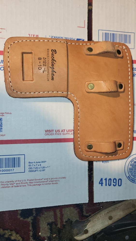 Buckingham L-Shape Leather Pole Climber Pad  3122-L