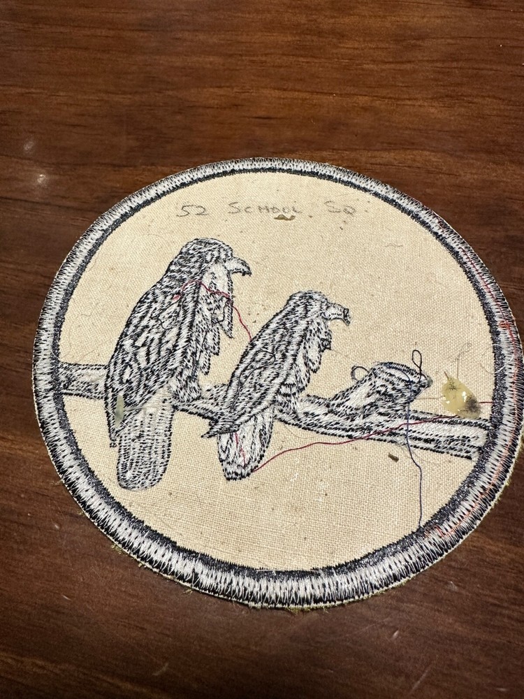 Vintage USAF 52nd School Squadron Patch