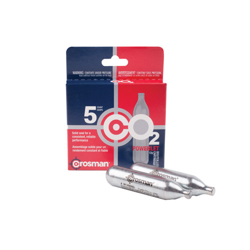 Crosman 12 gr, CO2 Cartridges (5 Cartridges Per Box), 231B