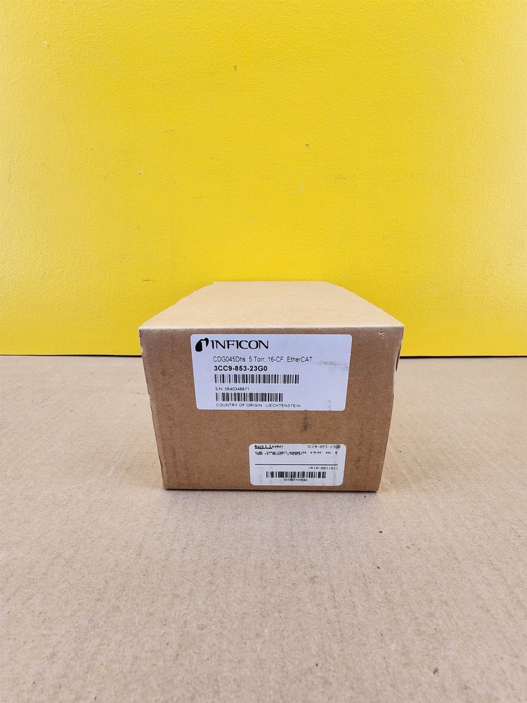 NEW INFICON 3CC9-853-23G0 Capacitance Manometer, 5 Torr, 16-CF, EtherCAT