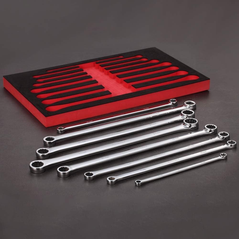 BULLTOOLS Extra Long Double Box End Wrench Set