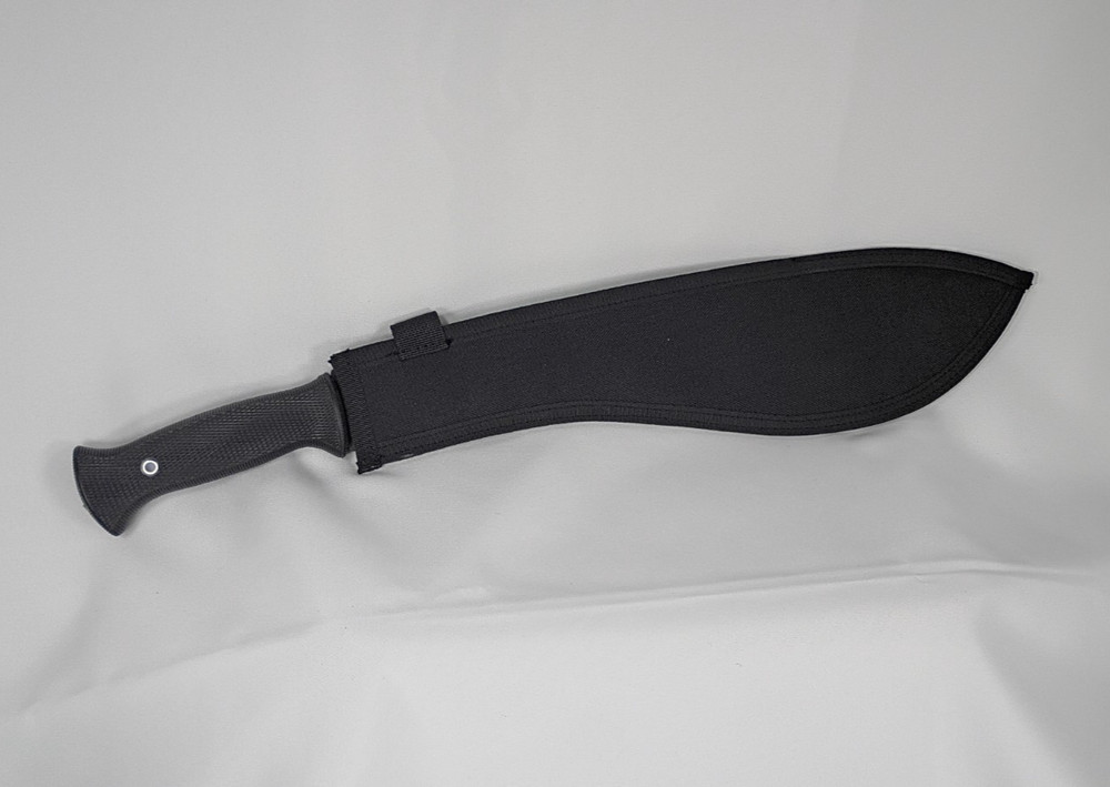 Airsoft Armory MOLLE Compatible Polymer Training Machete w/ Sheath, Black, Toy