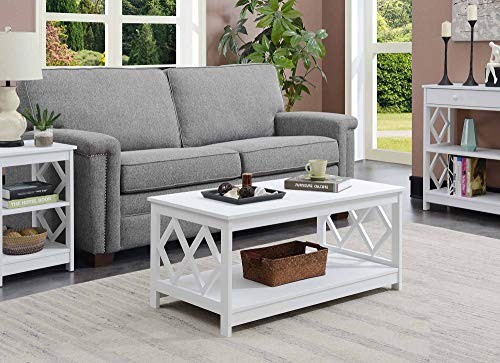 Diamond Coffee Table White