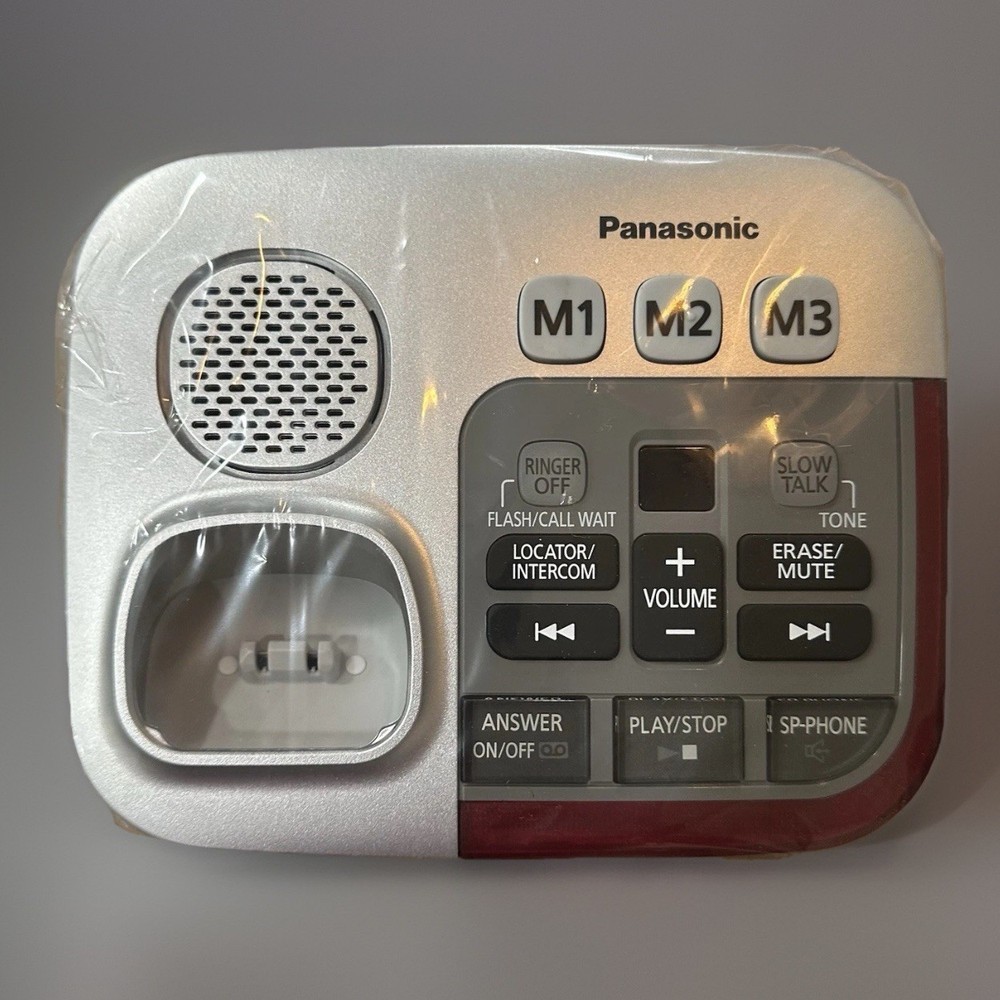 Panasonic KX-TGM450S Silver Answering System Main Charging Base (Base Unit ONLY)