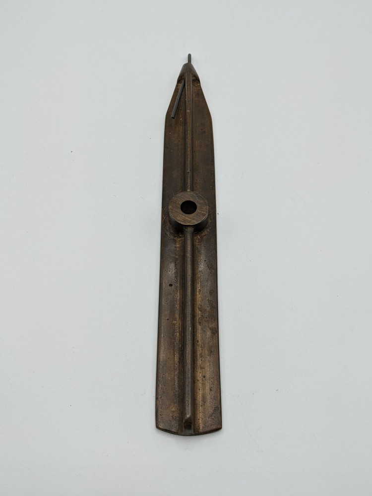 Vintage Bronze Surface Gauge – Patternmaker/Machinist Height Scriber Tool