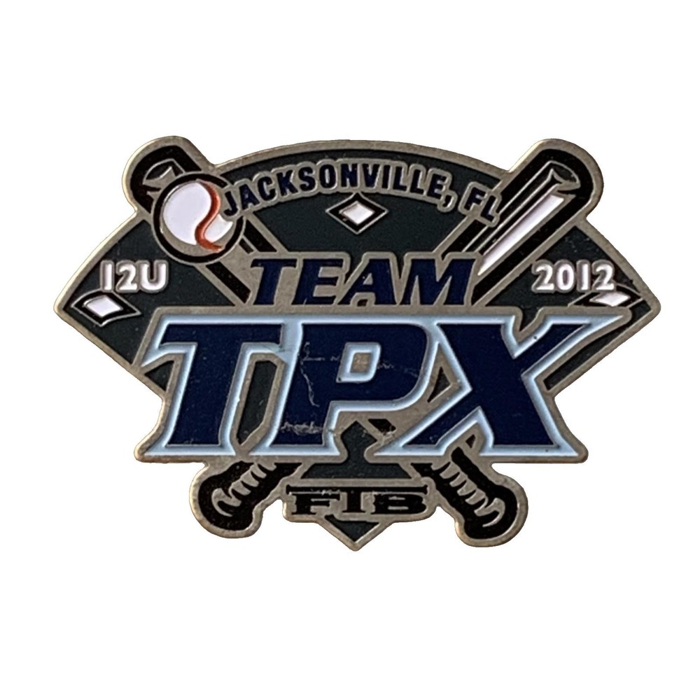 Team TPX Jacksonville FL Baseball Pin 2012