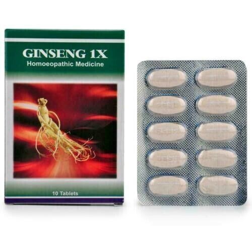 Dr. Bhargava Homeopathic Ginseng 1X Tablets (10tab)
