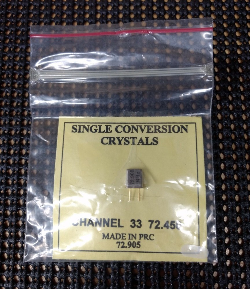 Single Conversion Crystals Channel 33 72.450