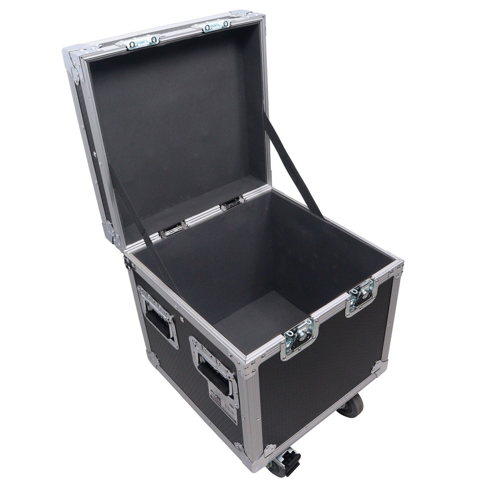 2 PROX ATA Flight Road Case DJ Utility Multipurpose Trunk w/ 4" Wheels