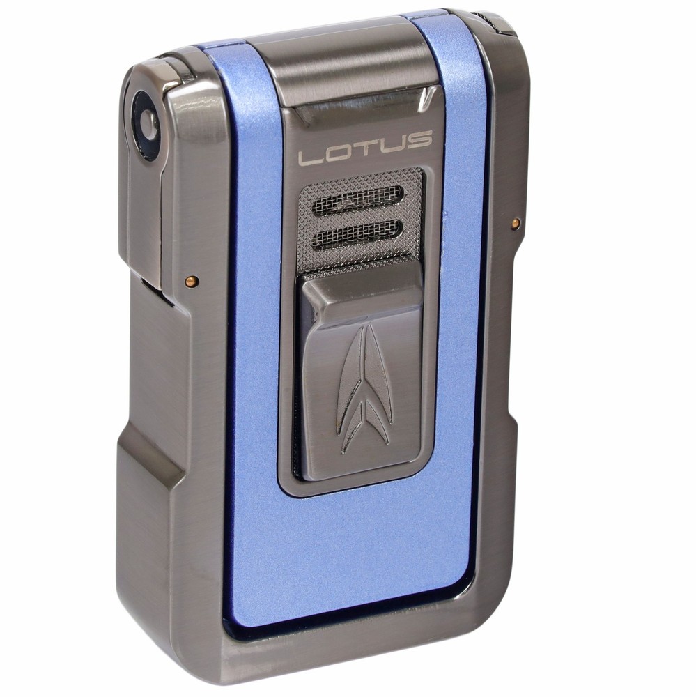 LOTUS Axis Flat Flame Lighter - Blue